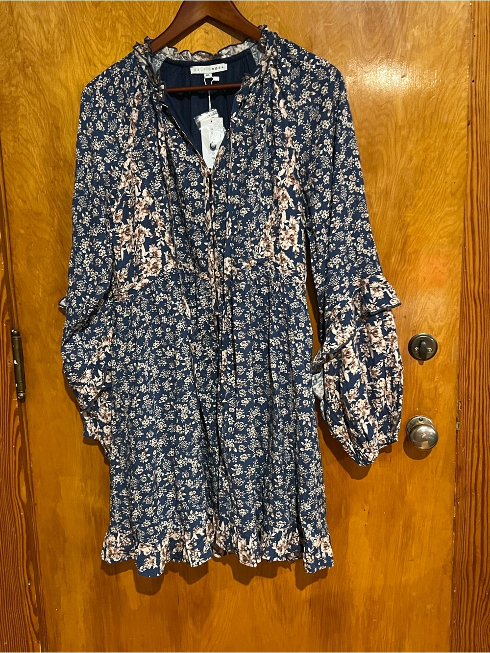 Baltic Born Aster Short Navy Floral Mini Dress